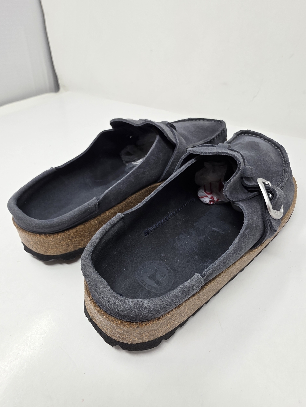 Birkenstock Buckley Suede Leather Clog Black Suede shoe - Size 40 - Picture 8 of 13